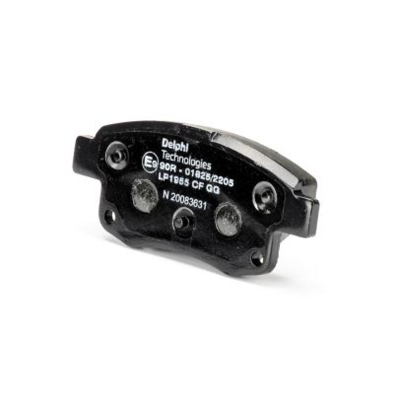 Jeu de 4 plaquettes de frein arrière DELPHI LP1955 - Visuel 1