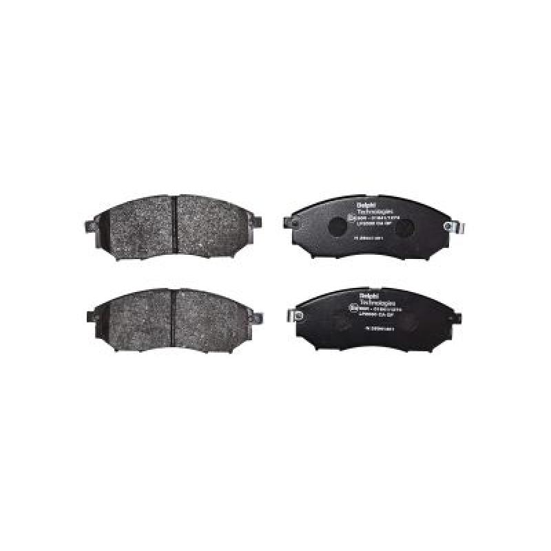 Jeu de 4 plaquettes de frein avant DELPHI LP2030 - Visuel 2