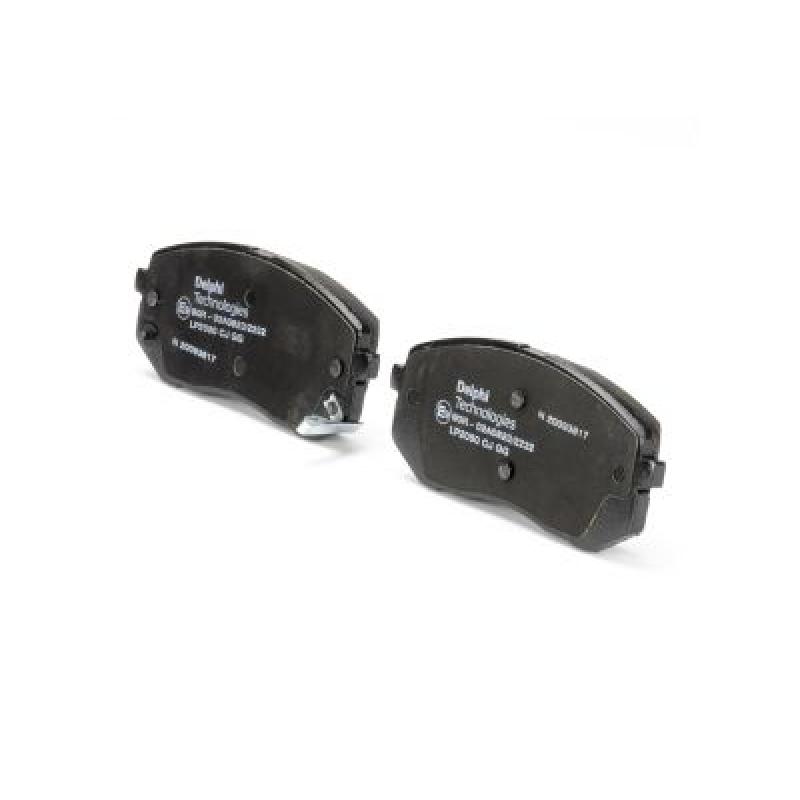 Jeu de 4 plaquettes de frein avant DELPHI LP2050 - Visuel 1