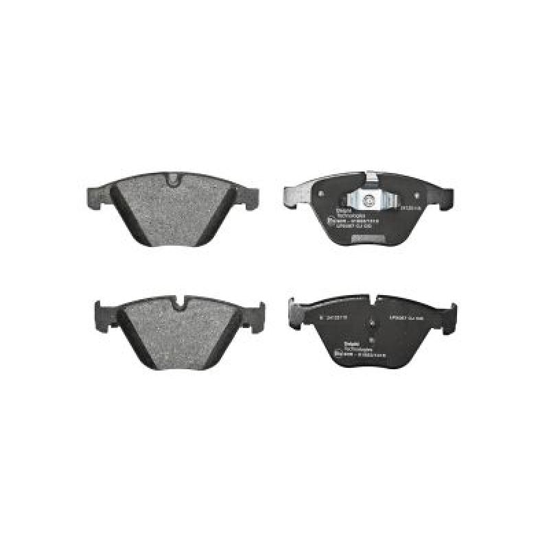 Jeu de 4 plaquettes de frein avant DELPHI LP2067 - Visuel 1