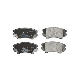 Jeu de 4 plaquettes de frein avant DELPHI OEM 95514526