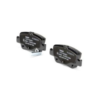 Jeu de 4 plaquettes de frein arrière DELPHI [LP2103]