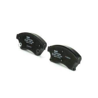 Jeu de 4 plaquettes de frein avant DELPHI OEM 13301207