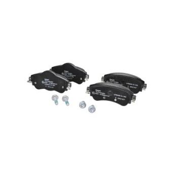 Jeu de 4 plaquettes de frein avant DELPHI LP2228 pour CADILLAC CTS 1.2 THP 110 - 110cv