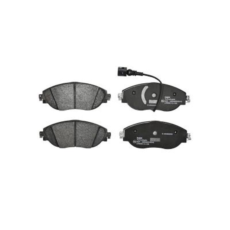 Jeu de 4 plaquettes de frein avant DELPHI LP2250 - Visuel 2