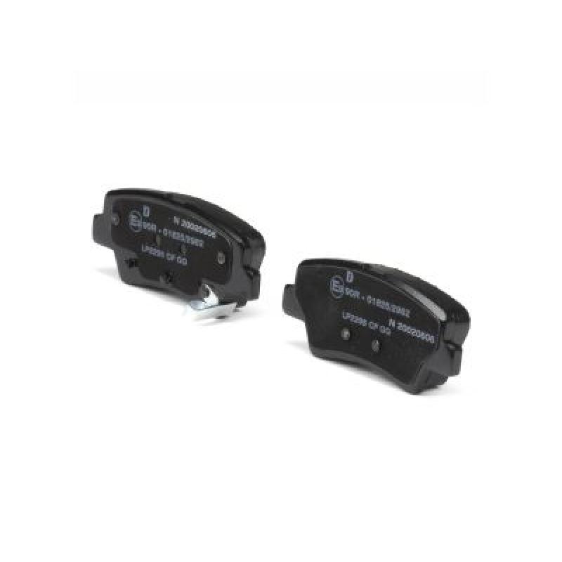 Jeu de 4 plaquettes de frein arrière DELPHI LP2295 - Visuel 2