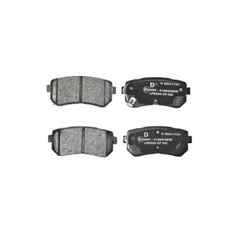 Jeu de 4 plaquettes de frein arrière DELPHI LP2303 - Visuel 2