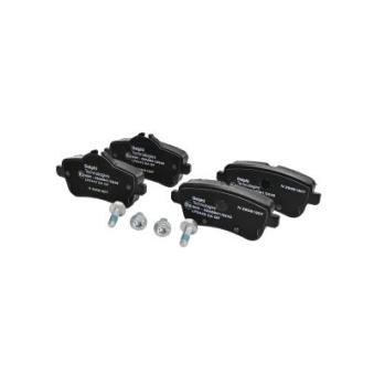 Jeu de 4 plaquettes de frein arrière DELPHI [LP2443]