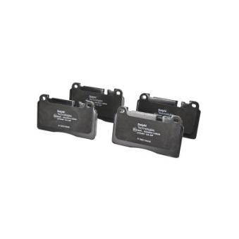 Jeu de 4 plaquettes de frein avant DELPHI OEM 95B698151H