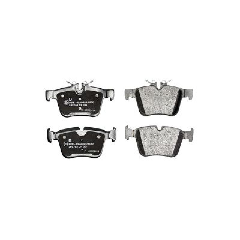 Jeu de 4 plaquettes de frein arrière DELPHI LP2763 - Visuel 1
