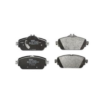 Jeu de 4 plaquettes de frein avant DELPHI LP2764 pour MERCEDES-BENZ CLASSE C C 160 - 129cv