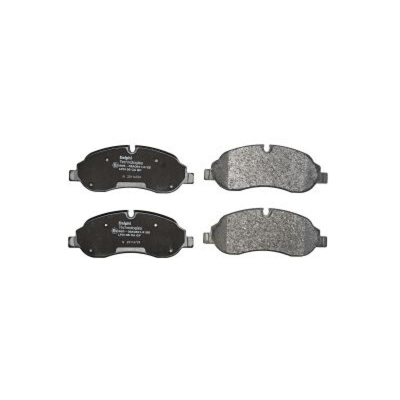 Jeu de 4 plaquettes de frein avant DELPHI LP3136 - Visuel 1