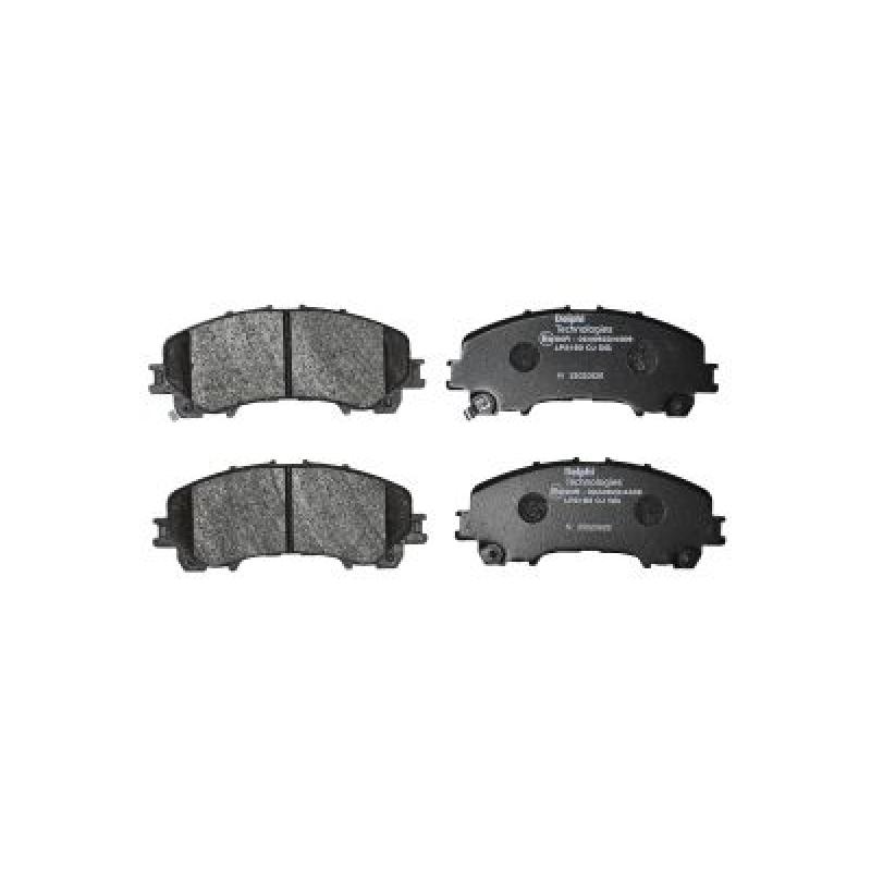 Jeu de 4 plaquettes de frein avant DELPHI LP3183 - Visuel 2