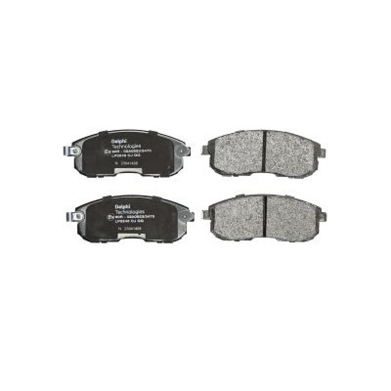 Jeu de 4 plaquettes de frein avant DELPHI LP3245 - Visuel 1