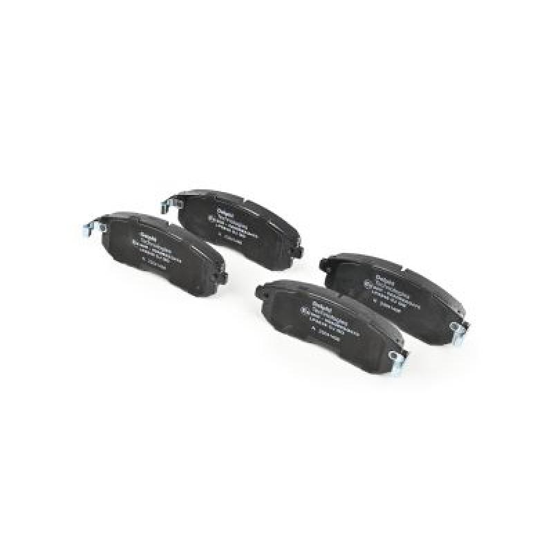 Jeu de 4 plaquettes de frein avant DELPHI LP3245 - Visuel 2