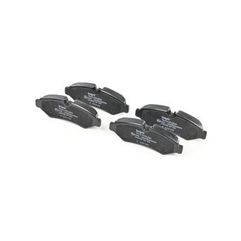 Jeu de 4 plaquettes de frein arrière DELPHI LP3549 - Visuel 2