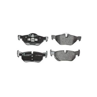 Jeu de 4 plaquettes de frein arrière DELPHI OEM 34216767148