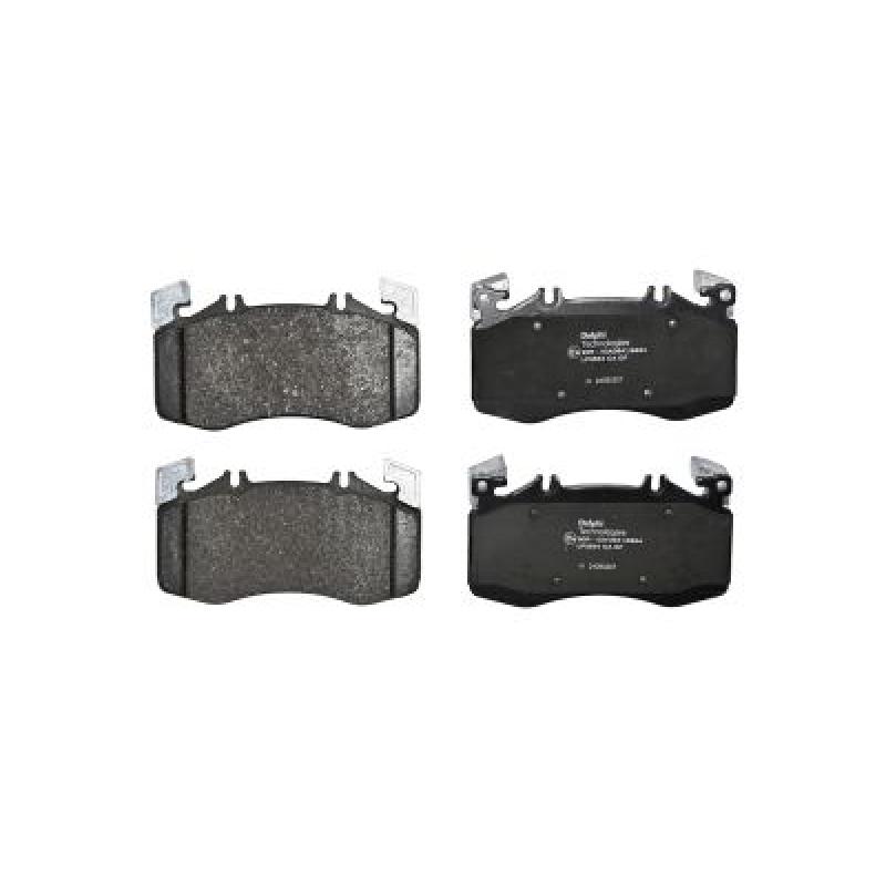 Jeu de 4 plaquettes de frein avant DELPHI LP3654 - Visuel 1