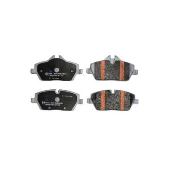 Jeu de 4 plaquettes de frein avant DELPHI LP5001EV pour FIAT DUCATO s Electric - 102cv