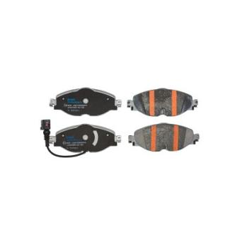 Jeu de 4 plaquettes de frein avant DELPHI OEM 8V0698151 Jeu de 4 plaquettes de frein avant DELPHI OEM 8V0698151