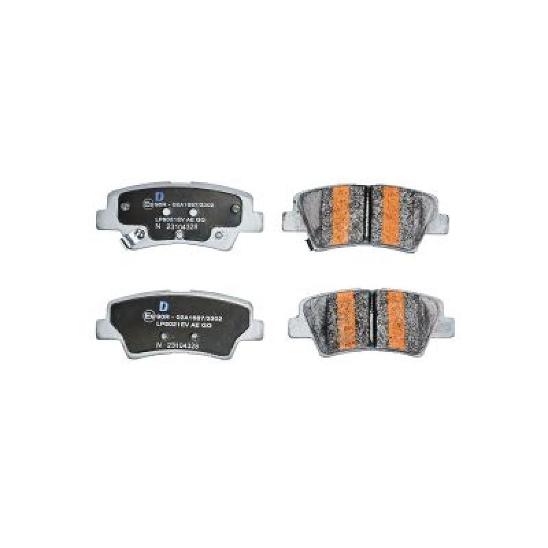 Jeu de 4 plaquettes de frein arrière DELPHI LP5021EV - Visuel 1