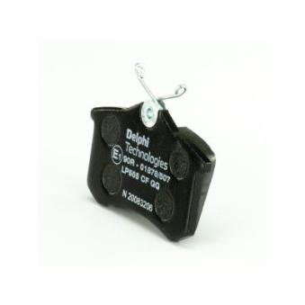 Jeu de 4 plaquettes de frein arrière DELPHI [LP565]