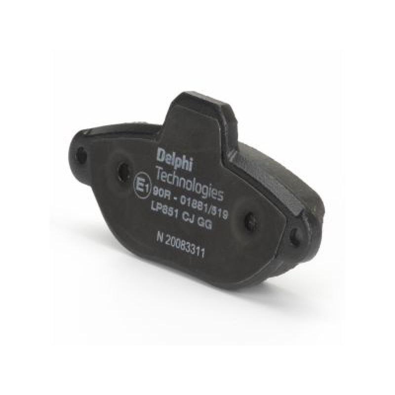 Jeu de 4 plaquettes de frein avant DELPHI LP851 - Visuel 1