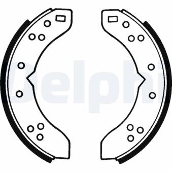 Jeu de mâchoires de frein DELPHI [LS1032]