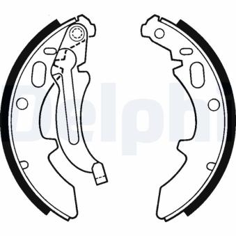Jeu de mâchoires de frein DELPHI LS1222