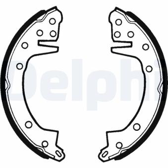 Jeu de mâchoires de frein DELPHI LS1283
