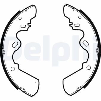 Jeu de mâchoires de frein DELPHI OEM 4313607