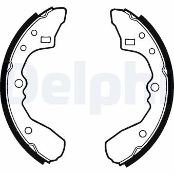 Jeu de mâchoires de frein DELPHI LS1324