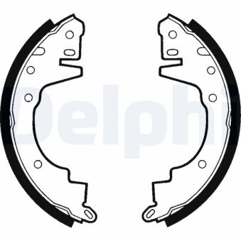 Jeu de mâchoires de frein DELPHI LS1345