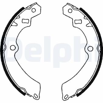 Jeu de mâchoires de frein DELPHI OEM 0449542030