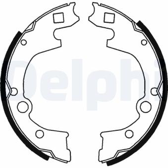 Jeu de mâchoires de frein DELPHI OEM 5830544A50