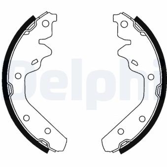 Jeu de mâchoires de frein DELPHI LS1820