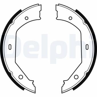 Jeu de mâchoires de frein, frein de stationnement DELPHI LS1857 pour BMW Z3 325 xi - 192cv