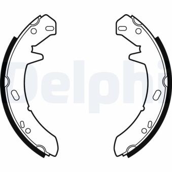 Jeu de mâchoires de frein DELPHI [LS1867]