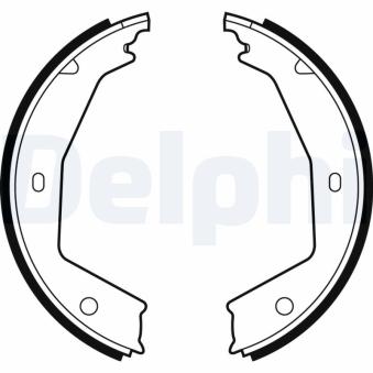 Jeu de mâchoires de frein, frein de stationnement DELPHI OEM 9566926980