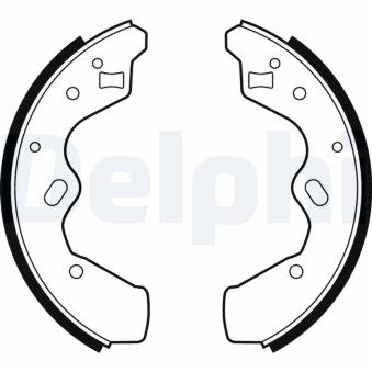 Jeu de mâchoires de frein DELPHI OEM DCY12638Z