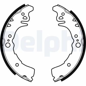 Jeu de mâchoires de frein DELPHI OEM 0449559010