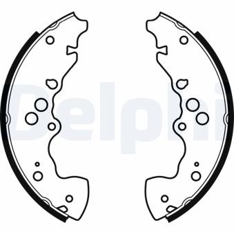 Jeu de mâchoires de frein DELPHI OEM 5320052D10