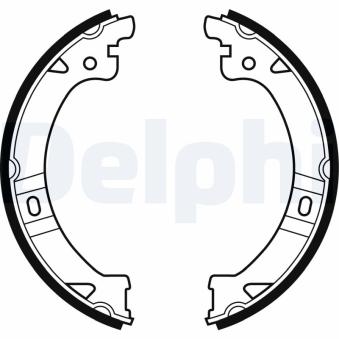 Jeu de mâchoires de frein, frein de stationnement DELPHI OEM 04882576