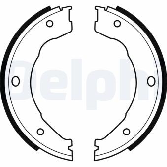 Jeu de mâchoires de frein, frein de stationnement DELPHI OEM 91AB2200RC