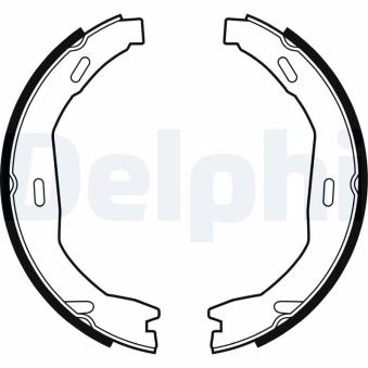 Jeu de mâchoires de frein, frein de stationnement DELPHI LS2006 pour VOLKSWAGEN GOLF E 350 BlueTEC - 252cv