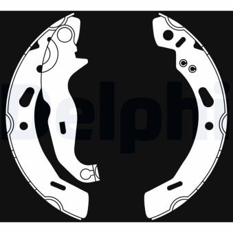 Jeu de mâchoires de frein DELPHI OEM 1581895
