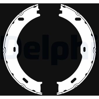 Jeu de mâchoires de frein, frein de stationnement DELPHI LS2018 pour MERCEDES-BENZ SPRINTER 319 CDI RWD - 190cv