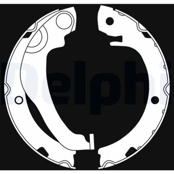 Jeu de mâchoires de frein DELPHI OEM 044950F010