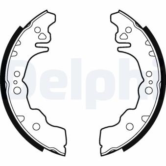 Jeu de mâchoires de frein DELPHI [LS2023]