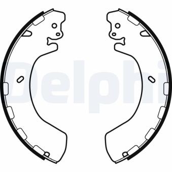 Jeu de mâchoires de frein DELPHI [LS2057]
